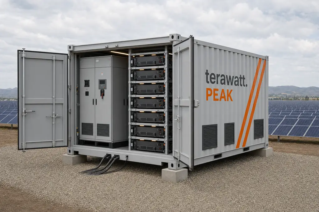 Terawatt Peak battery storage container